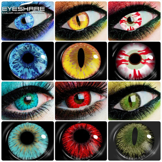 Lentilles Cosplay Colorées Halloween