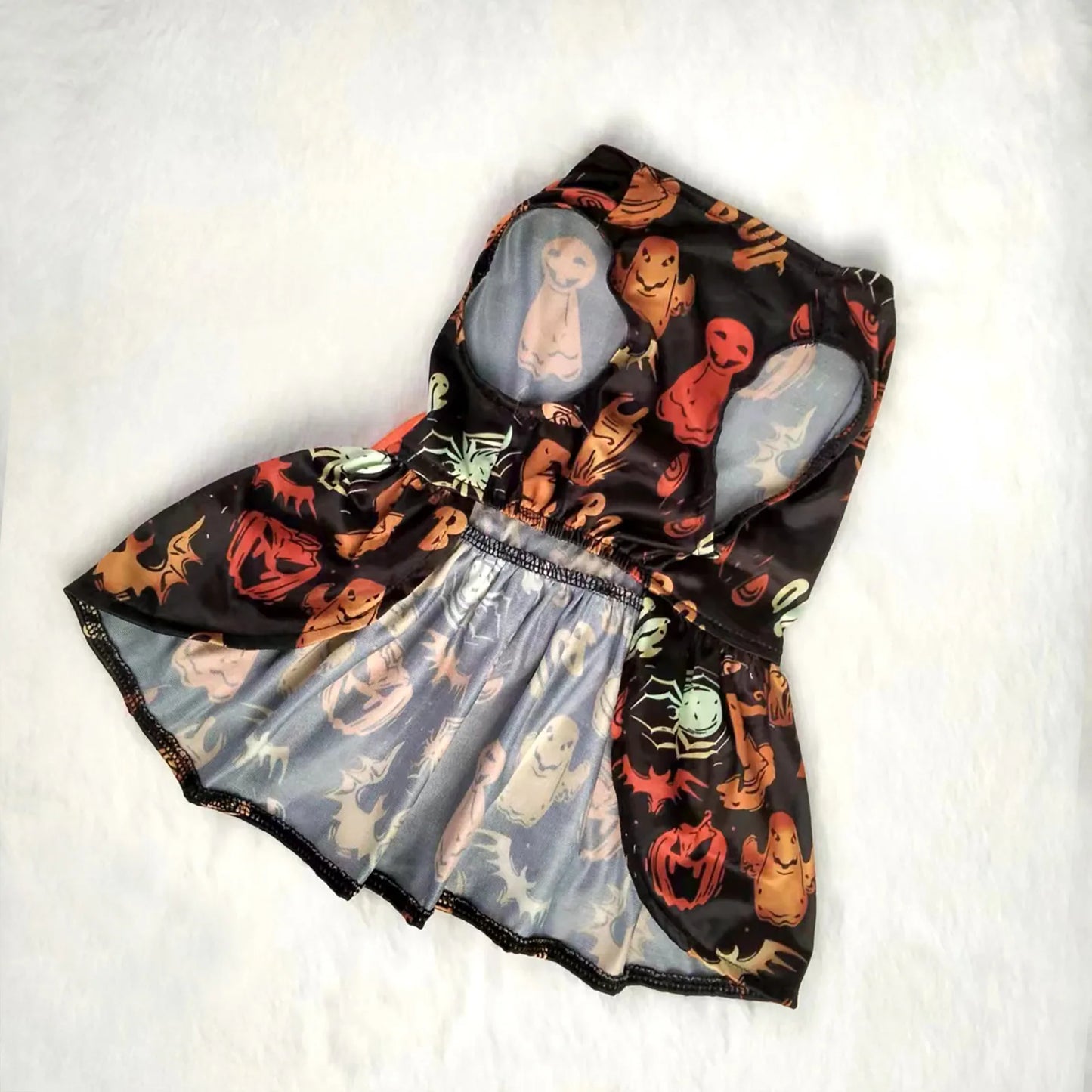 Robe Chien Halloween Citrouille Mignonne