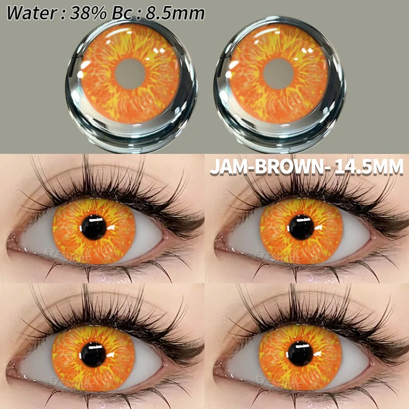 Lentilles Cosplay Multicolores Halloween
