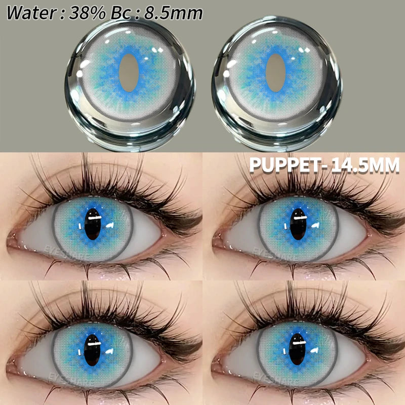 Lentilles Cosplay Multicolores Halloween
