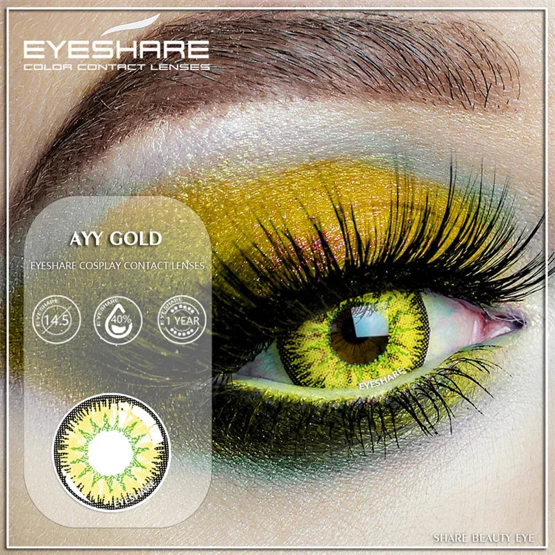 Lentilles Cosplay Colorées Halloween
