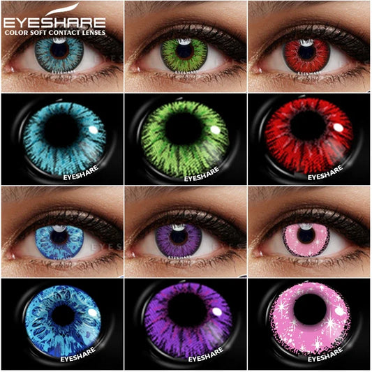 Lentilles Cosplay Couleurs Halloween