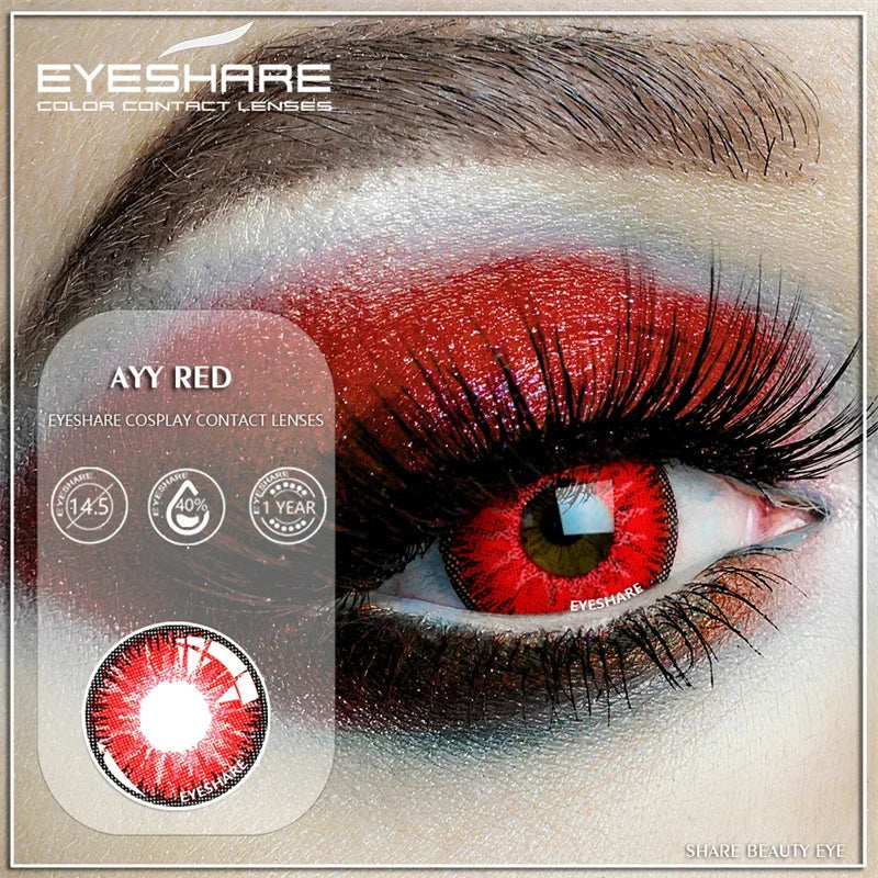 Lentilles Cosplay Colorées Halloween