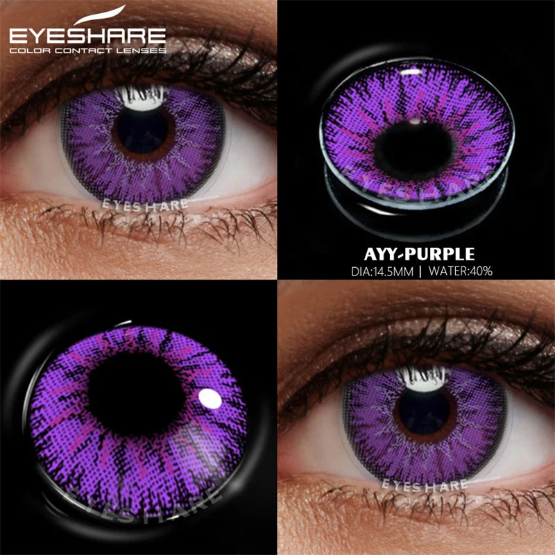 Lentilles Cosplay Couleurs Halloween