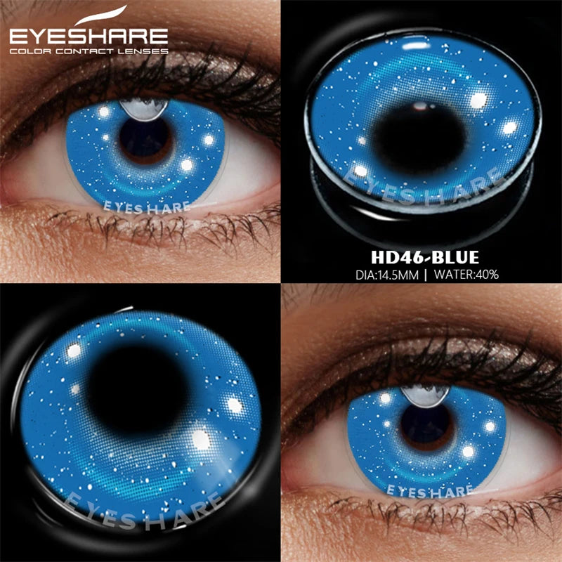 Lentilles Cosplay Couleurs Halloween