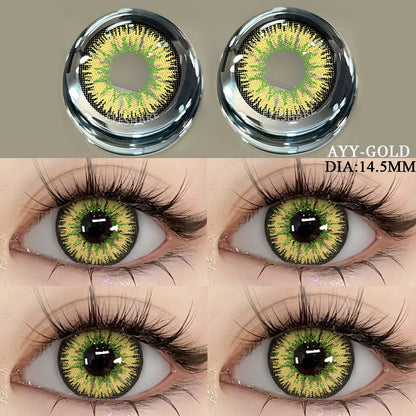 Lentilles Cosplay Multicolores Halloween