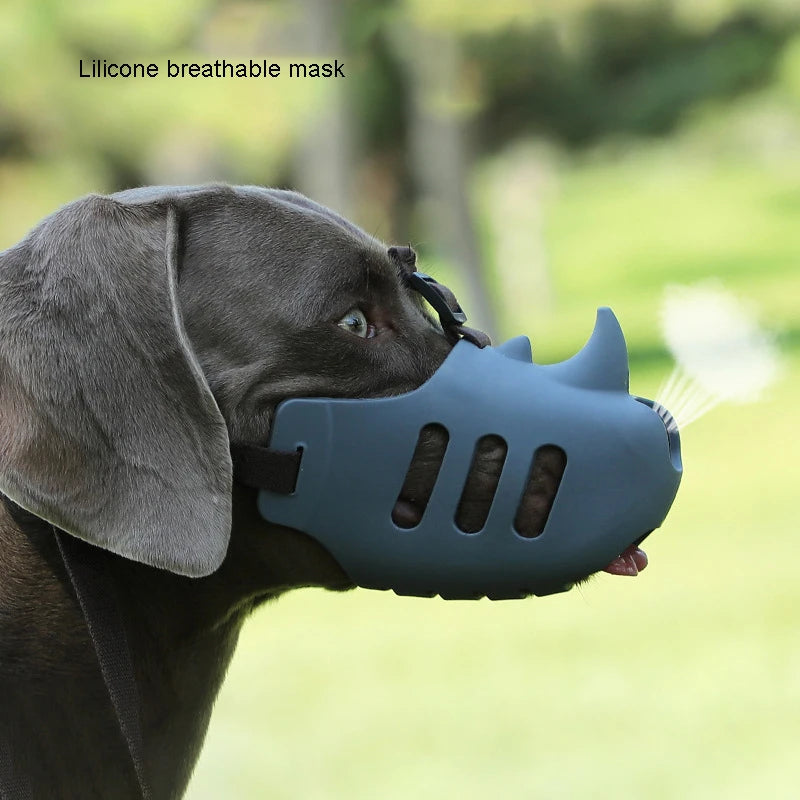 Muselière Rhino en Silicone pour Chiens