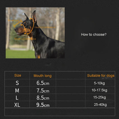 Muselière Rhino en Silicone pour Chiens