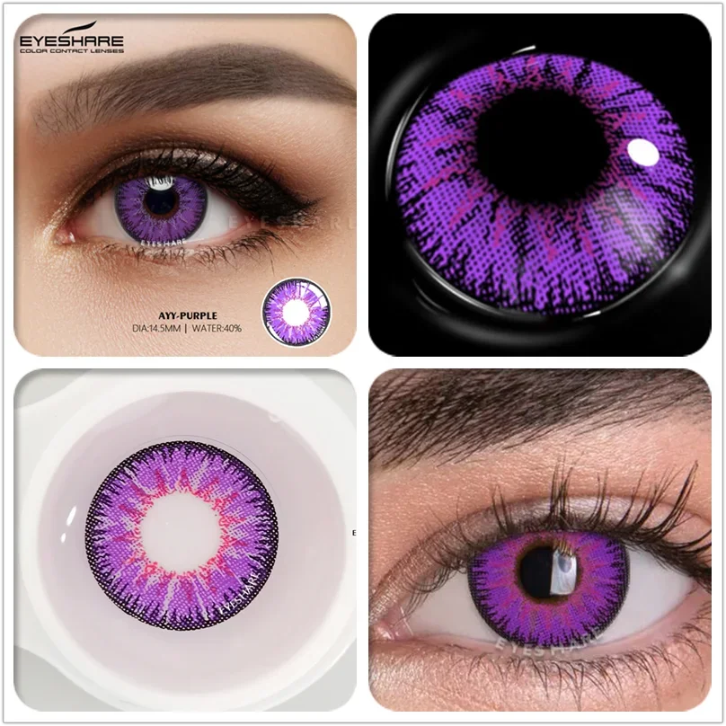 Lentilles Cosplay Couleurs Halloween